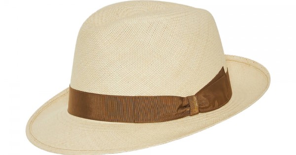 ハット BORSALINO FEDERICO PANAMA HAT Federico Panama Fine medium brim with buckle - Man